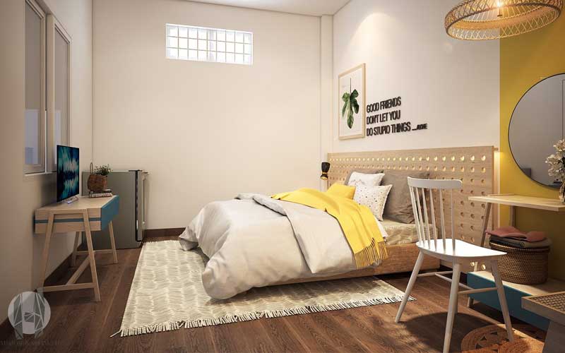Thiết kế nội thất phòng ngủ riêng tư