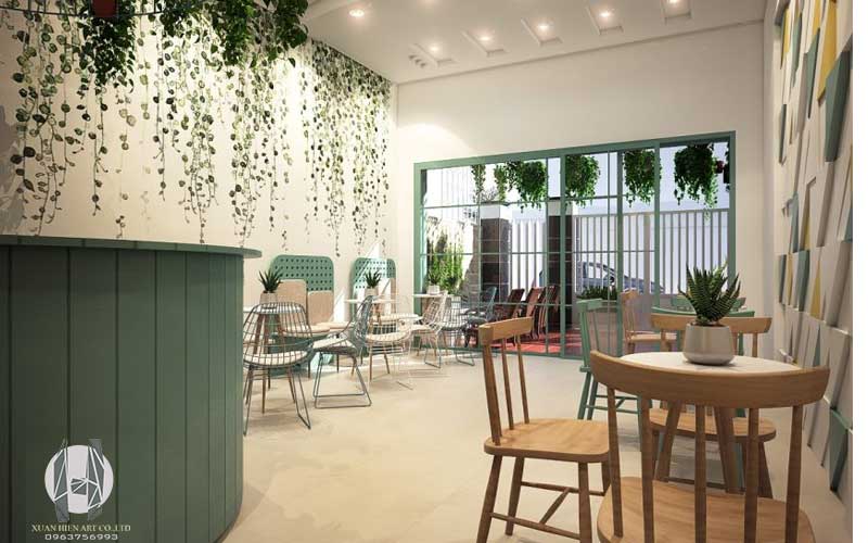 Thiết kế nội thất quán cafe