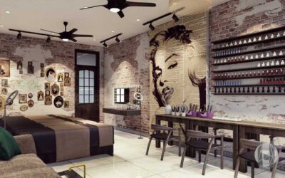 Bố trí hợp lí nội thất spa