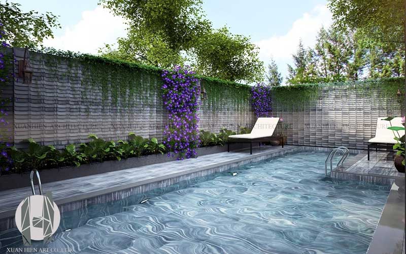 Hồ bơi không thể thiếu trong thiết kế