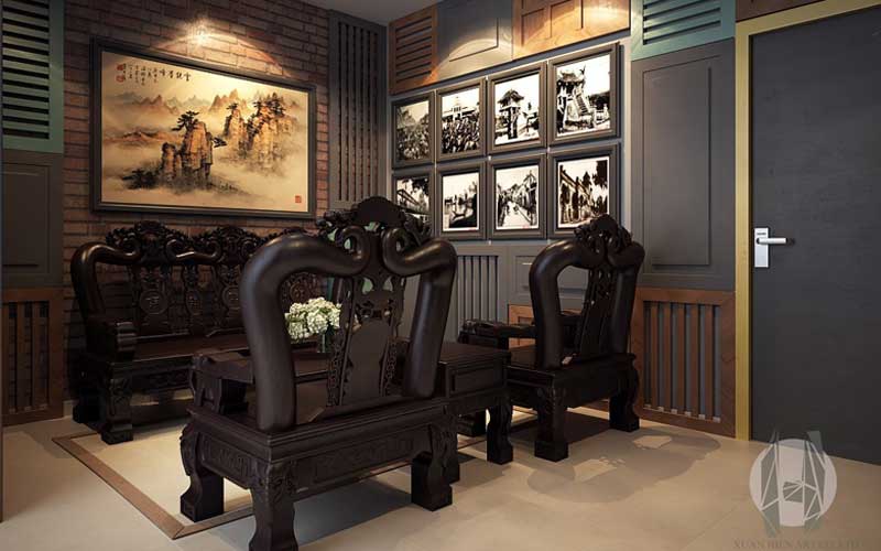 Không gian nội thất phòng khách nhà ở