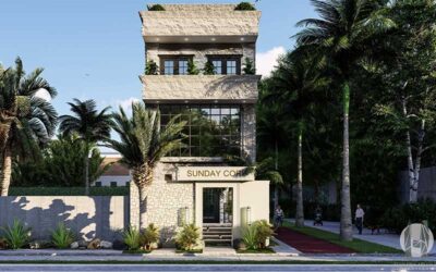 Mặt tiền nhà phố 5x20m