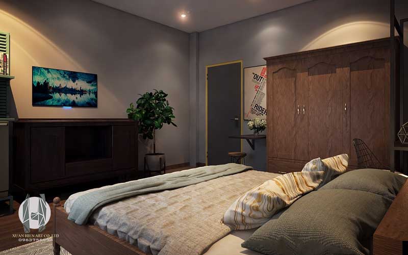 Thiết kế nội thất phòng ngủ riêng tư