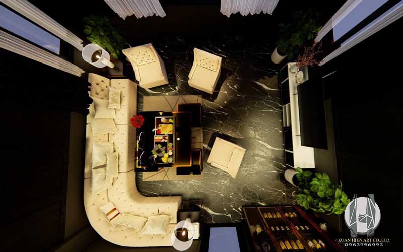 Không gian phòng karaoke tại nhà