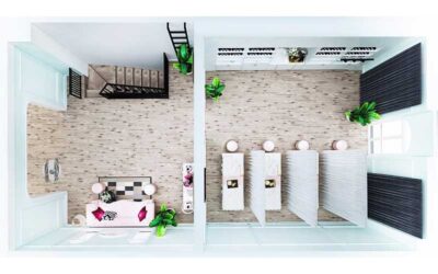 Tổng quát toàn bộ thiết kế nội thất spa