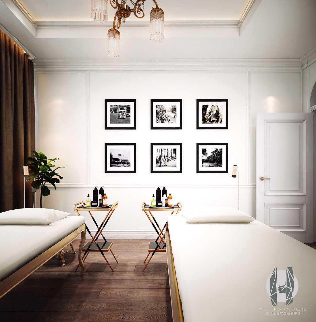 Phong cách thiết kế spa