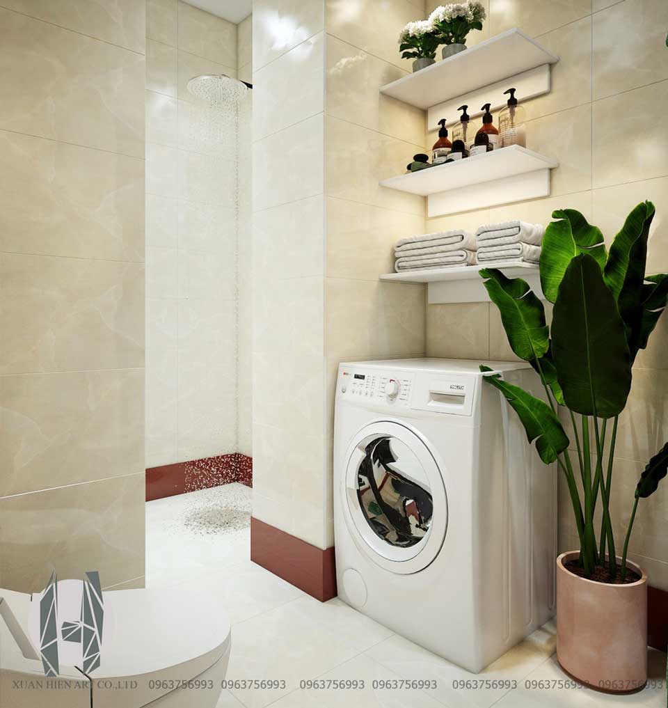 Thi công phòng giặt đồ