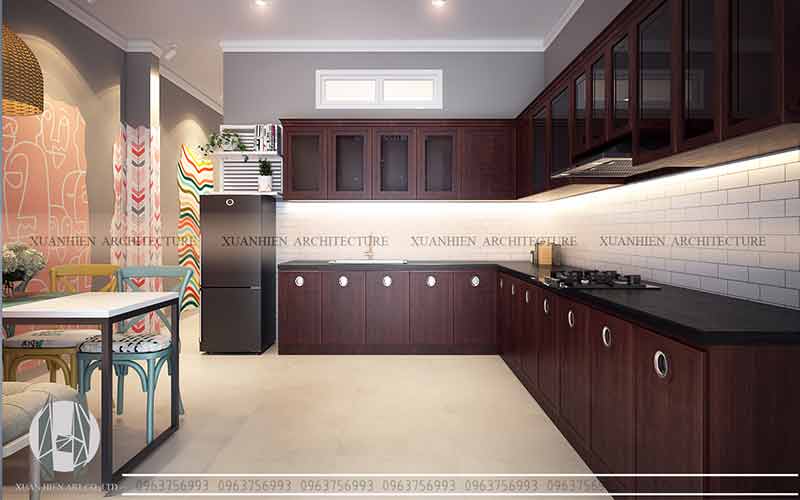 Không gian phòng bếp 