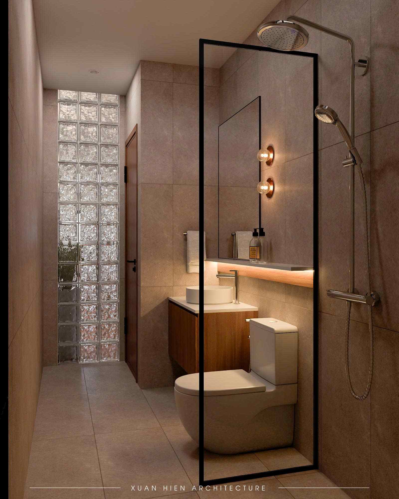 Mỗi phòng đều được thiết kế khép kín với nhà vệ sinh riêng